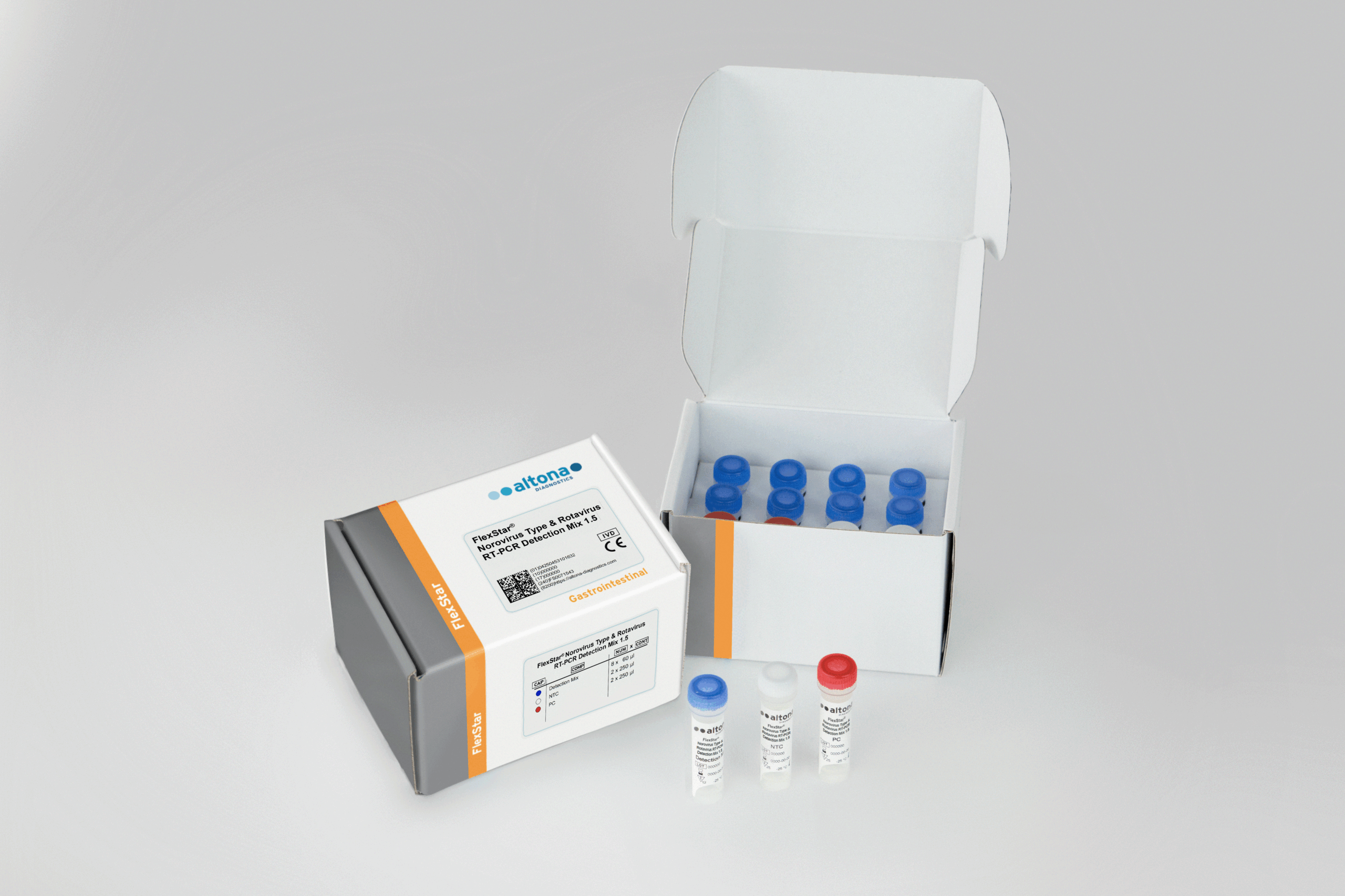 FlexStar® Norovirus Type & Rotavirus RT-PCR Detection Mix 1.5 (CE-IVD)